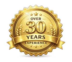 Over 30 years Experience