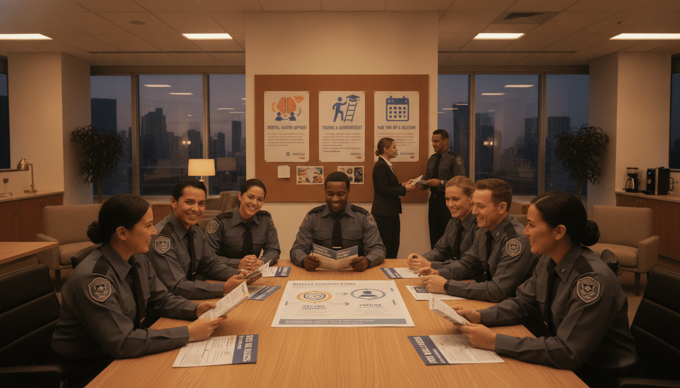 employee benefits for security guards